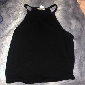 Black crop top